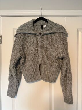 H&M zip-up sweater